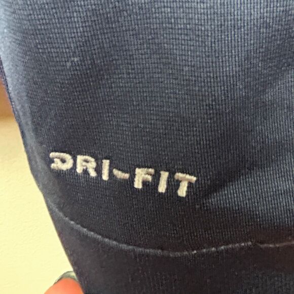 NWT Nike Dri-Fit Navy Blue Zip Up Jacket Lightwght Athletic Performance Womens L - Picture 8 of 16